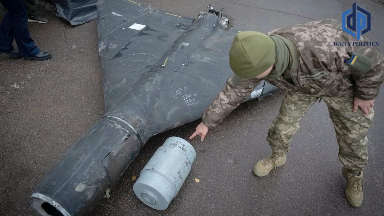 Ukrainian military claims Russia launches biggest drone strike since conflict.