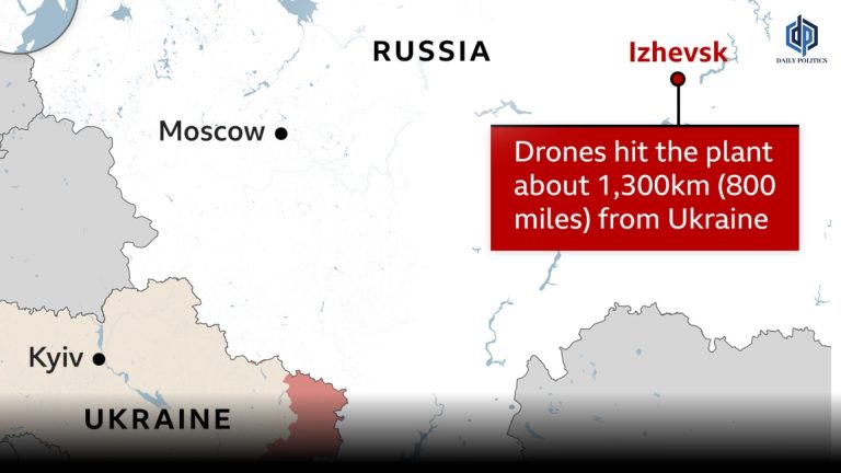 Ukrainian drone assault on central Russia kills three