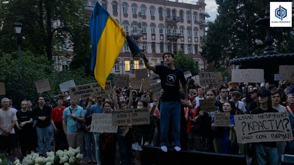 Ukrainian city protests against Zelensky's defence minister dismissal
